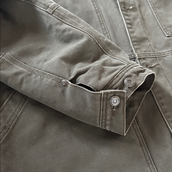 Sorel Duck barn Chore Jacket olive green canvas Pockets EUC size XL - Picture 13 of 13